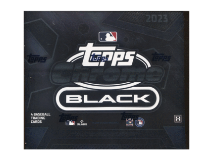 2023 Topps Chrome Black Baseball Hobby 12 Box Case